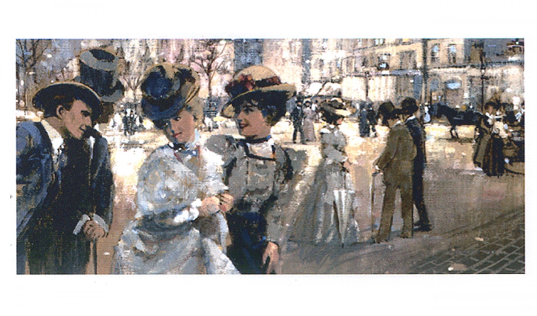 French Street Scene by Harold Henriksen.