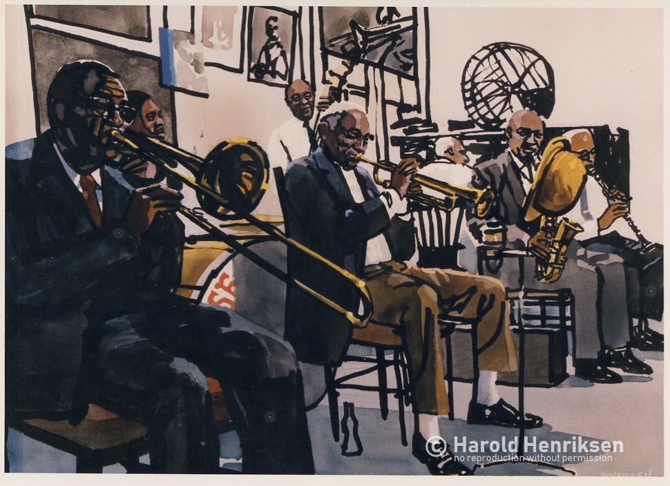 Jazz Musicians by Harold Henriksen.