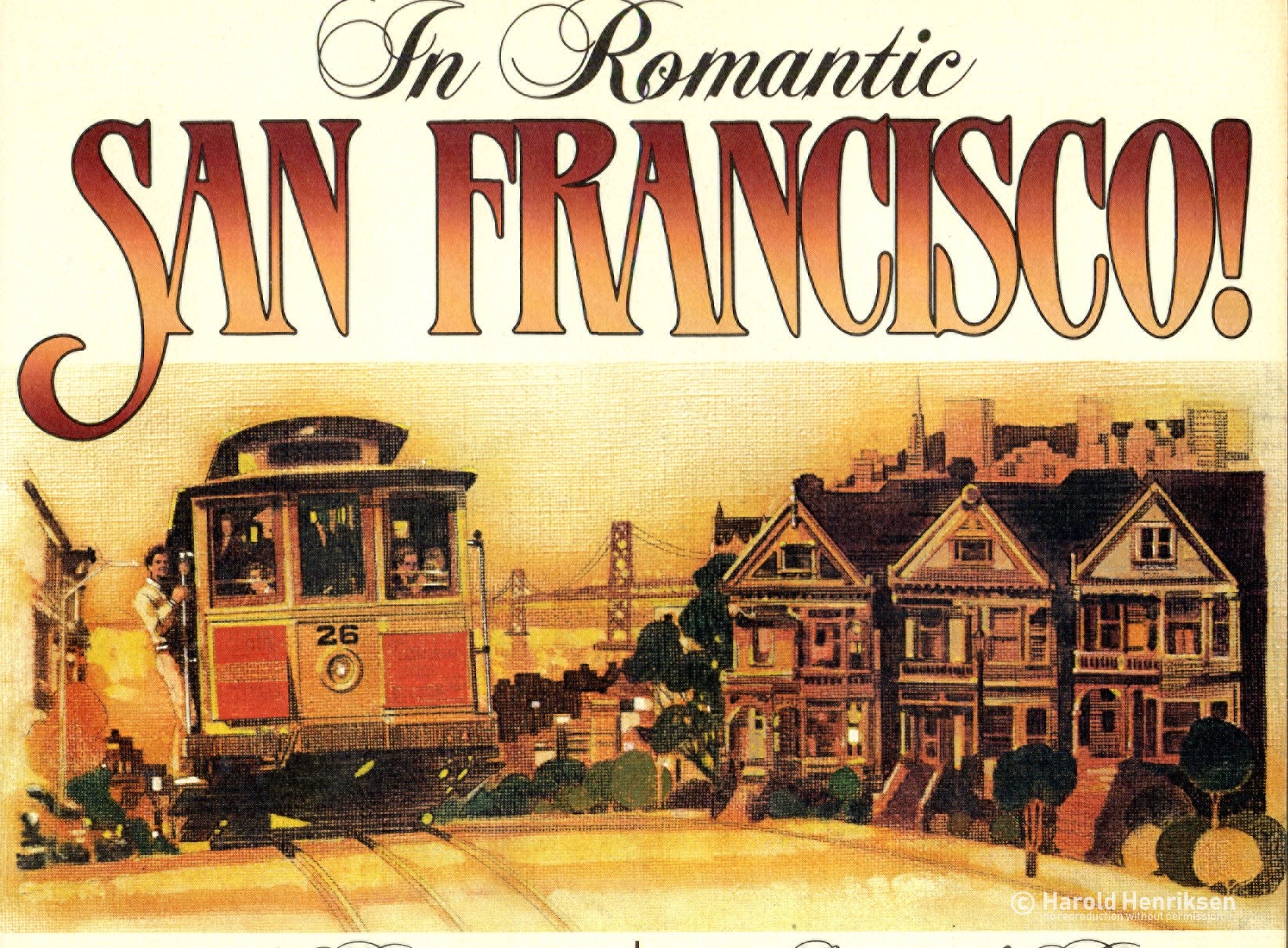 San Francisco Advertisement illustration - Harold Henriksen.